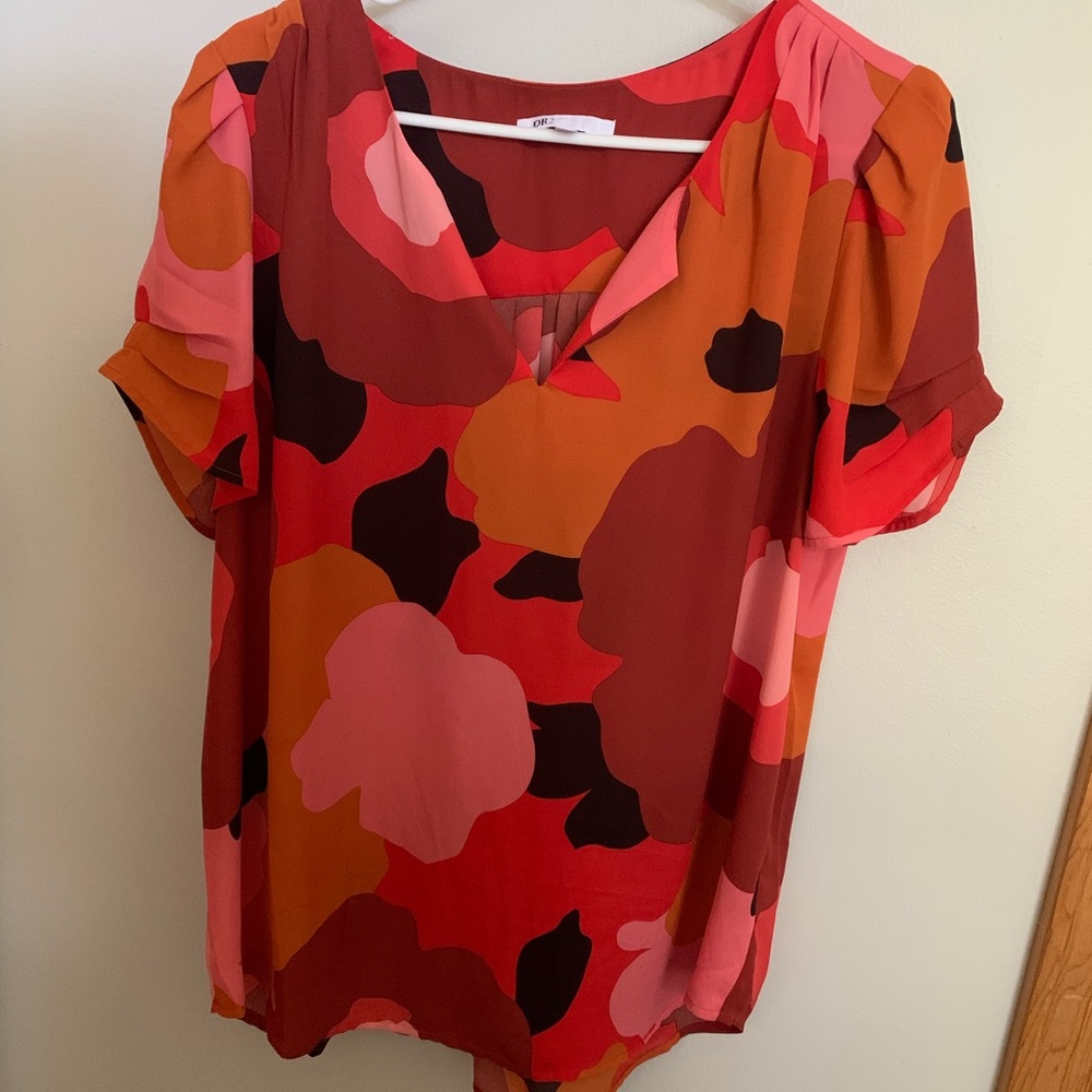 Colorful summer top, large